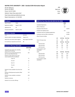 2020 Standard 509 Information Report 471 W