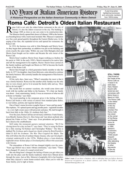 100 Years of Italian American History