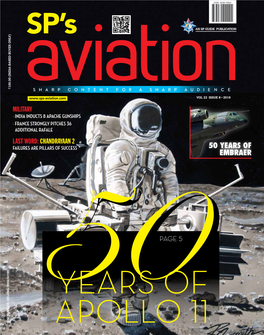 SP's Aviation Cover 8-2019.Indd 1 07/09/19 5:22 PM Design Holistic Directions: Jayant Baranwal Creative Director: Anoop Kamath Designers: Vimlesh Kumar Yadav, Sonu S