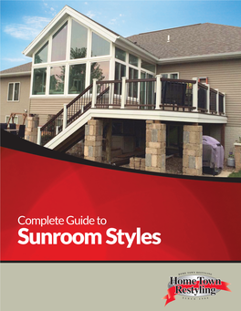 Complete Guide to Sunroom Styles Contents
