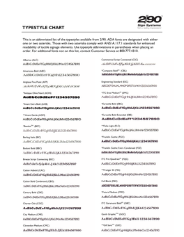 Typestyle Chart.Pub