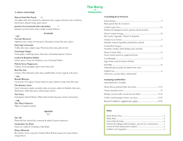 The Norry Menu