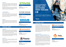 Smart City Solutions from Finland