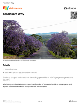 Fossickers Way