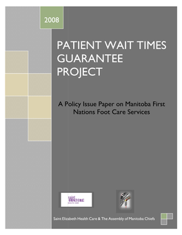 Patient Wait Times Guarantee Project