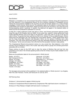 2014-06-10 DCP Letter (English) W-Attachments