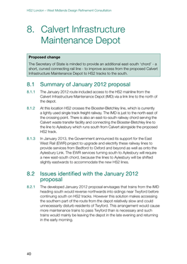 8. Calvert Infrastructure Maintenance Depot