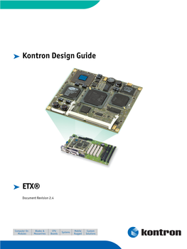 Kontron Design Guide ®