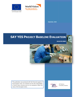Say Yes Project Baseline Evaluation