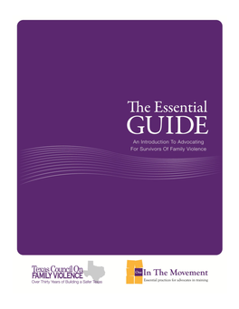 The Essential Guide ~ an Introduction to Advocating for Survivors of Family