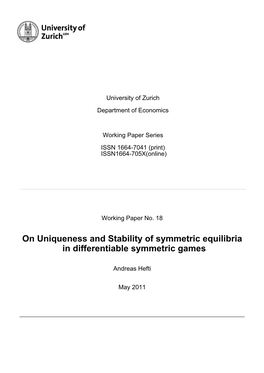 On Uniqueness and Stability of Symmetric Equilibria in Differentiable Symmetric Games