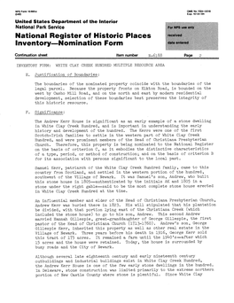 National Register of Historic Places Inventory Nomination Form