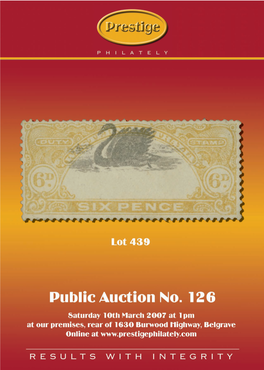 Auction Catalogue For126