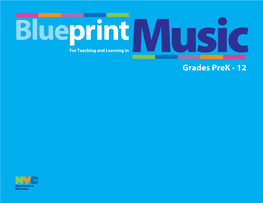 Blueprint for the Arts N Music Letter from the Chancellor