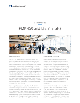 PMP 450 and LTE in 3 Ghz