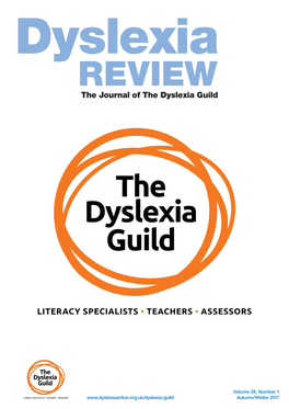 JOIN the the DYSLEXIADYSLEXIA GUILD! Thethe Professionalprofessional Body Body of Dyslexiadyslexia Action Action