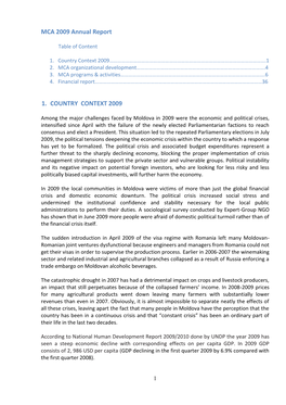 According to National Human Development Report 2009/2010 Done by UNDP the Year 2009 Has Seen a Steep Economic Decline with Corresponding Effects on Per Capita GDP