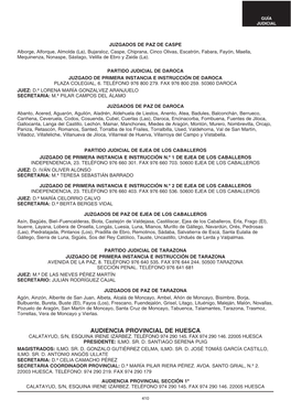 Audiencia Provincial De Huesca Calatayud, S/N, Esquina Irene Izárbez