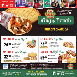 Date Night Double Up! King's Feast Pizza Plus