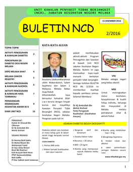 Buletin Ncd 2/2016