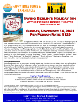 Irving Berlin's Holiday