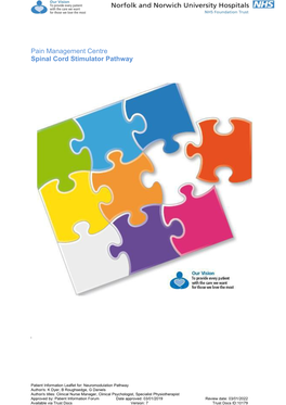 Pain Management Centre Spinal Cord Stimulator Pathway
