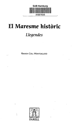 El Maresme Històric Llegendes