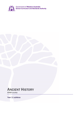 Ancient History Atar Course