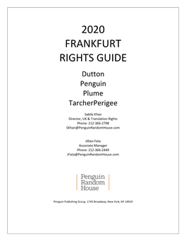 2020 Frankfurt Rights Guide