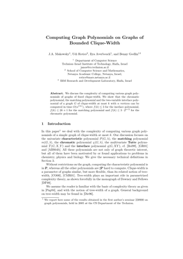 Computing Graph Polynomials on Graphs of Bounded Clique-Width