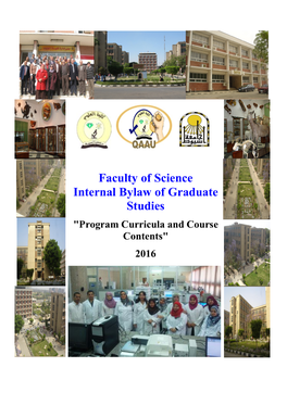 Faculty of Science Internal Bylaw of Graduate Studies 