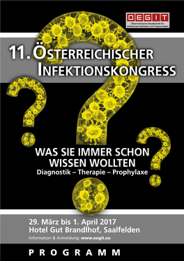 Infektionskongress 11. Österreichischer