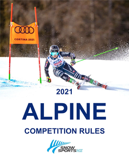 2019 Alpine Competition Rules