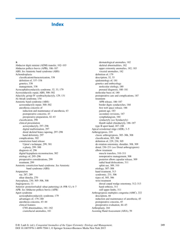 349 D.R. Laub Jr. (Ed.), Congenital Anomalies of the Upper