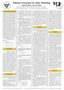 Software Framework for Topic Modelling with Large