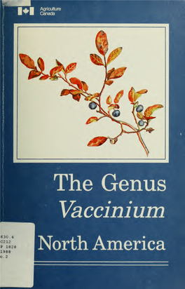 The Genus Vaccinium in North America
