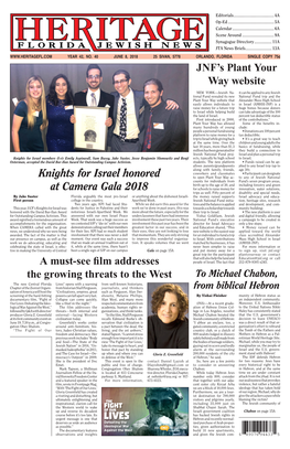 Knights for Israel Honored at Camera Gala 2018 a Must-See Film