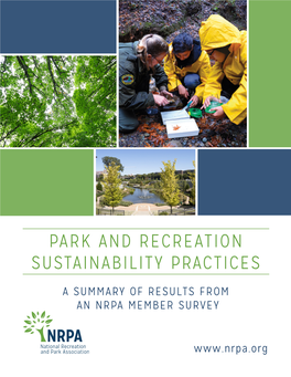 Park and Recreation Sustainability Practices