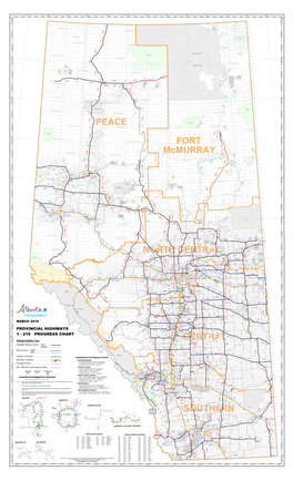 Provincial Highways 1 - 216 Progress Chart
