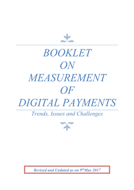 Booklet on Measurement of Digital Payments