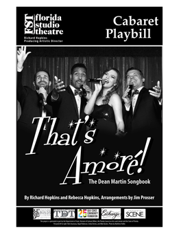 Cabaret Playbill