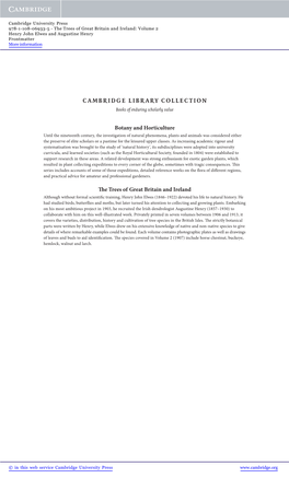 CAMBRIDGE LIBRARY COLLECTION Books of Enduring Scholarly Value