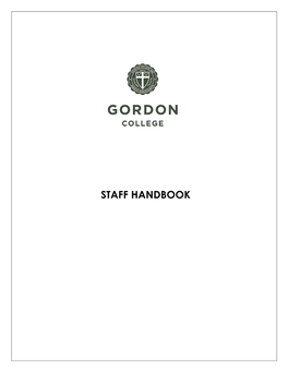 Staff Handbook