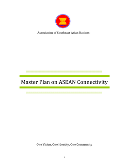 Master Plan on ASEAN Connectivity
