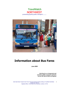 Bus Fares Information Report Final