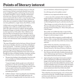 Points of Literary Interest