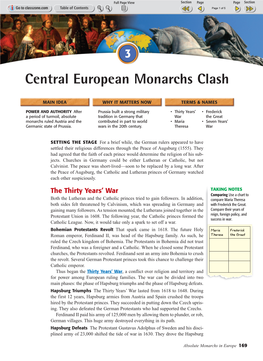 Central European Monarchs Clash