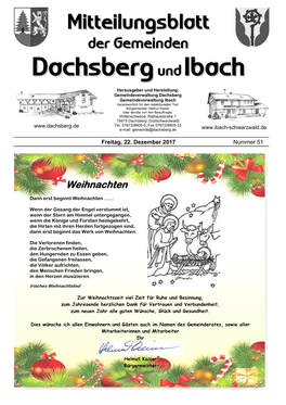 Dachsberg Undibach