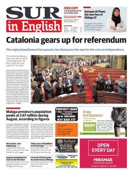 Catalonia Gears up for Referendum