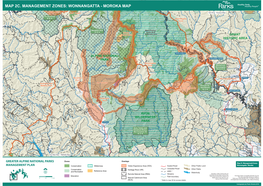 Map 2C. Management Zones: Wonnangatta